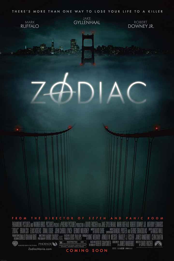 zodiac با بازی جیک جیلنهال (jake gyllenhaal)