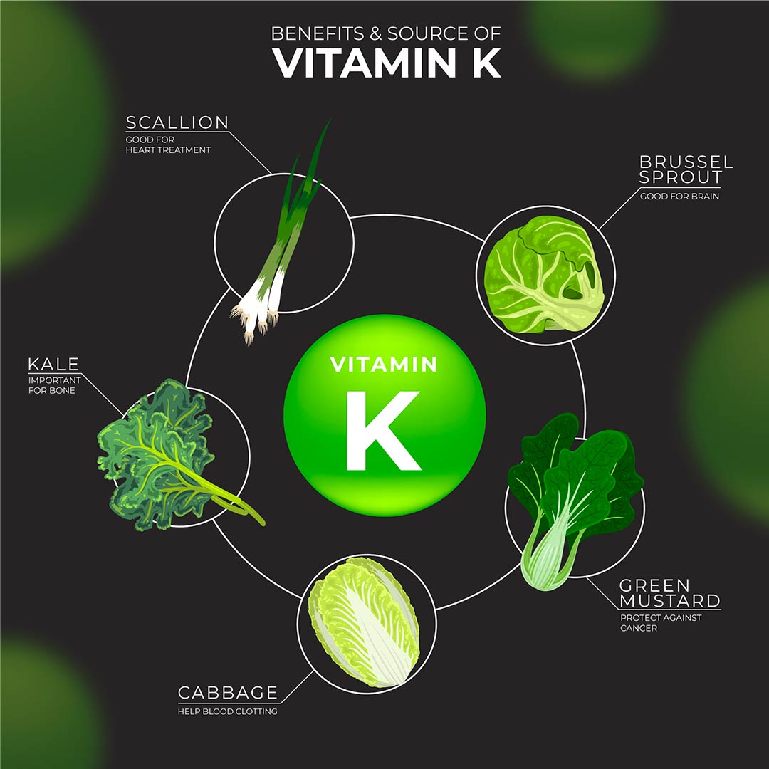 منابع غذایی ویتامین K